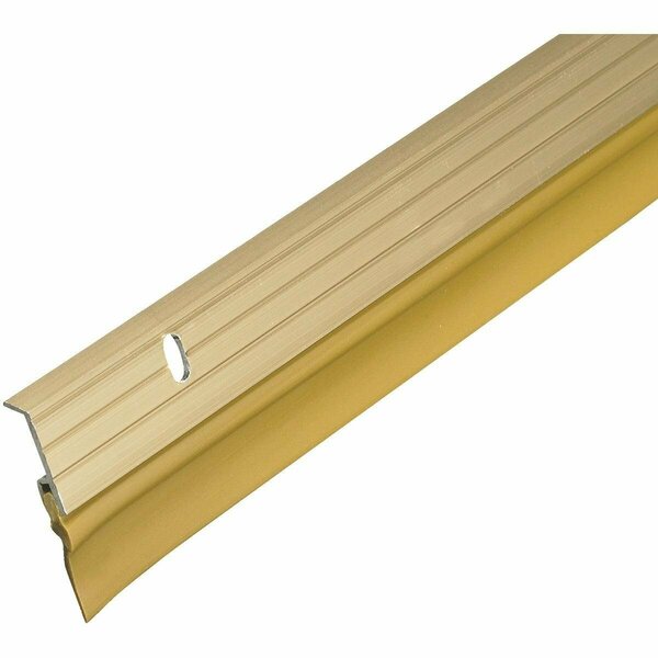 All-Source 1-5/8 In. x 36 In. Gold Aluminum & Vinyl Door Sweep A58/36HDB